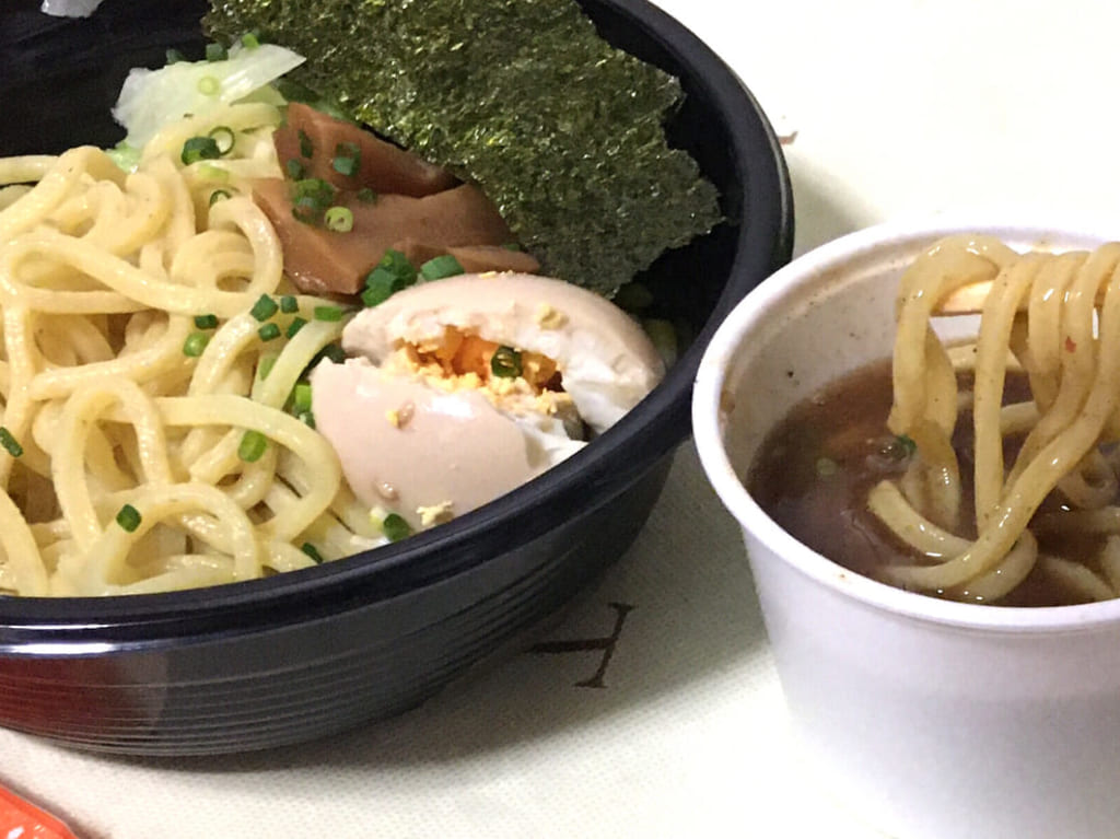 2020年12月22日つけ麵総本山無双菊水店の出前のつけ麵