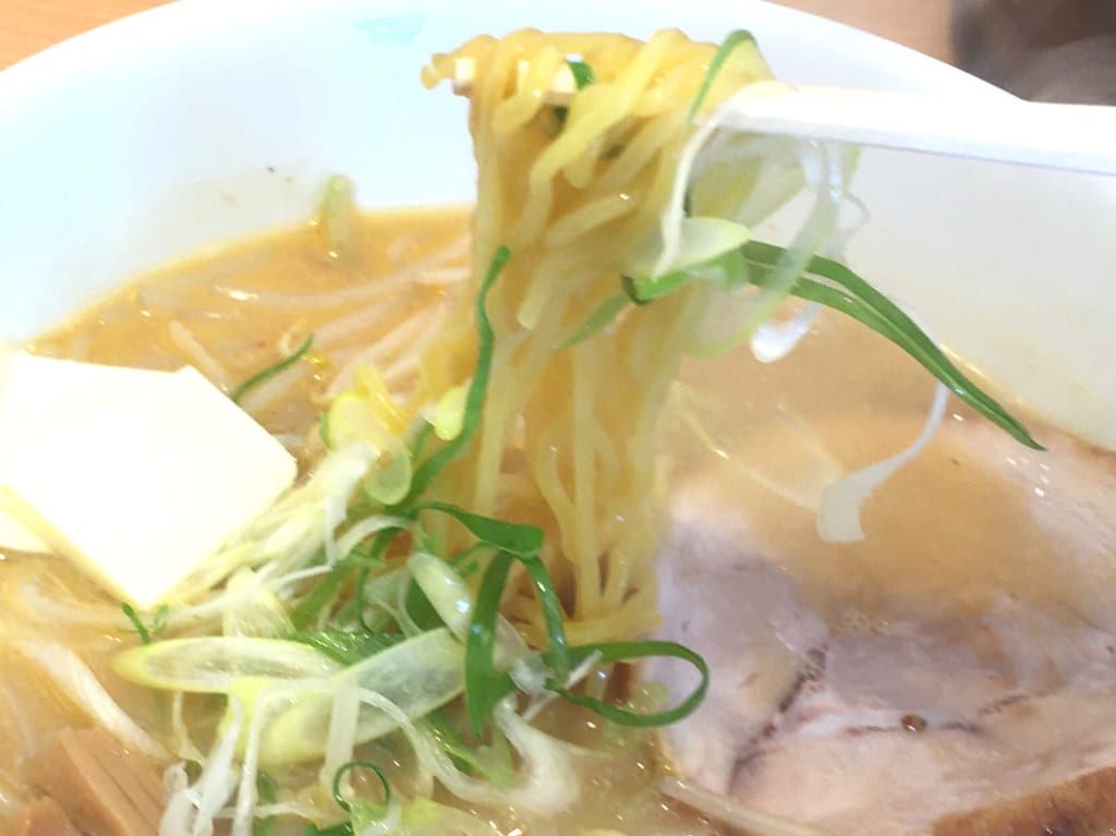 2021年2月9日札幌市白石区麺乃やましたの味噌ラーメンした
