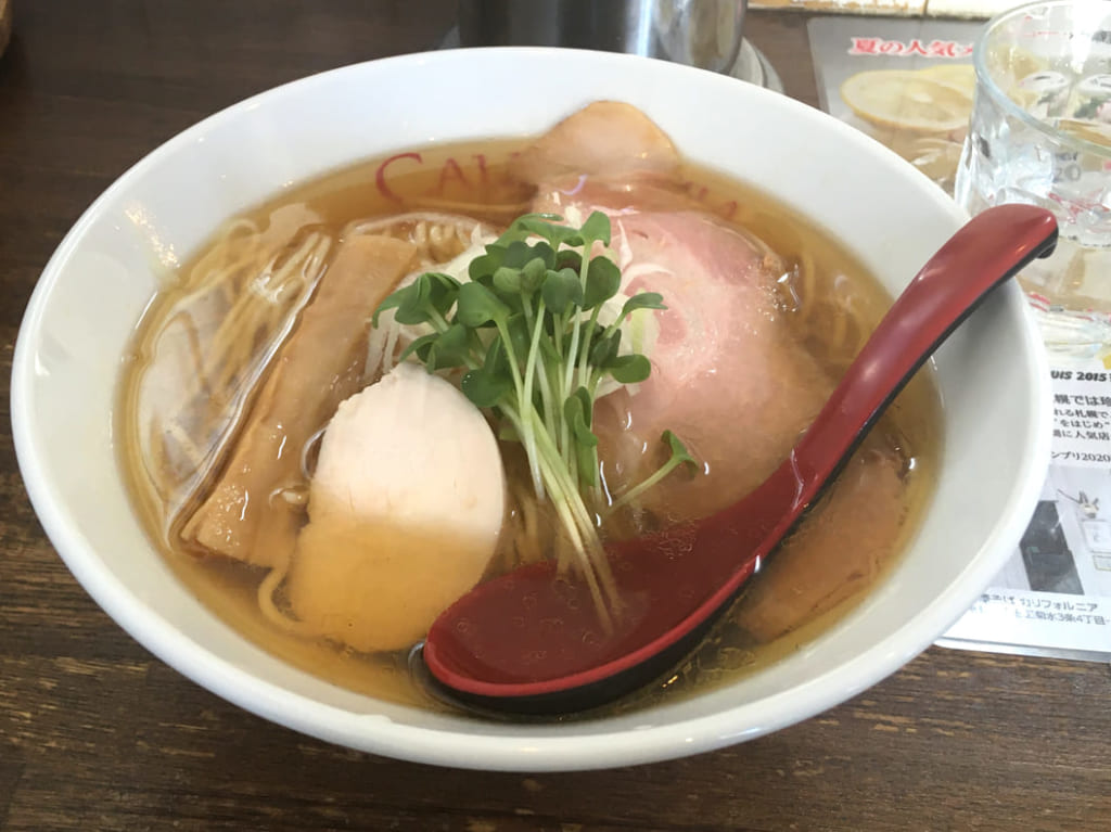 2021年4月3日札幌市白石区中華そばカリフォルニア・ラーメン